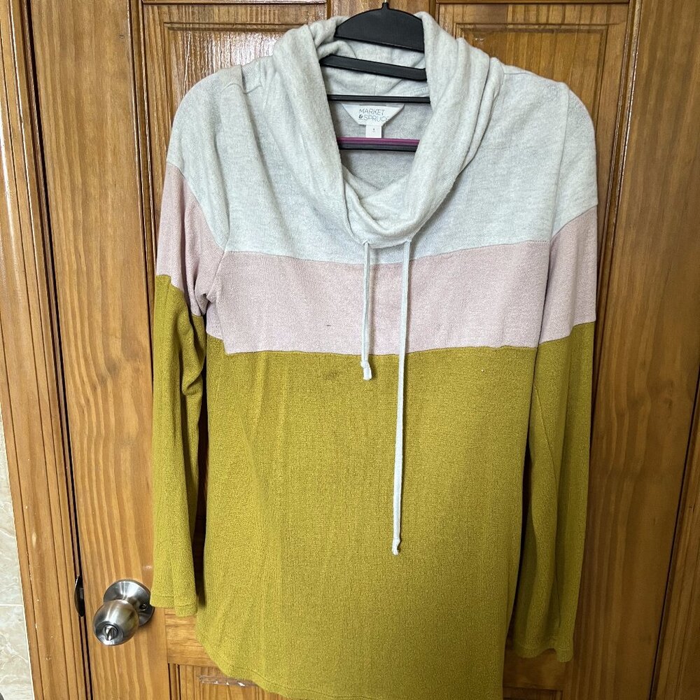 Colorblock Pull Over Hoodie